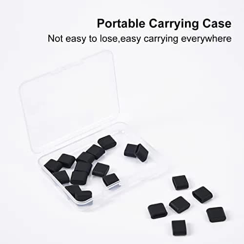 iKammo USB C Dust Caps 20 Pcs | Silicone Type C Port Protector for Android, MacBook, Pixel thumbnail 5