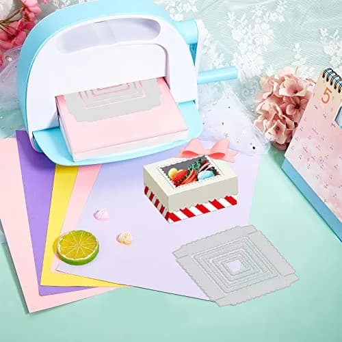GLOBLELAND 3D Candy Box Cutting Dies Set | Reusable Carbon Steel Templates for Scrapbooking & Card Making (134x98mm, 4Pcs) thumbnail 7