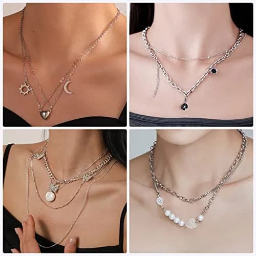 Ecoofor Stainless Steel Jewelry Chain Set with Jump Rings & Clasps | 270.6 meters (95.1 ft) Silver thumbnail 6