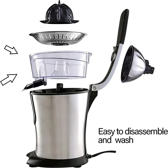 Eurolux Citrus Juicer ELCJ-1700S Replacement Container with Spout (0.34 kg / 0.75 lb) | Transparent Plastic Part thumbnail 3