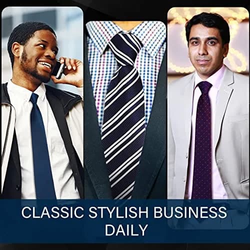 Unittype Classic 24 Pcs Zipper Pre-tied Neckties Assorted Colors | Adjustable & Stylish thumbnail 6