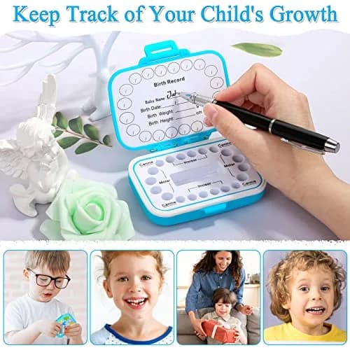 Caffox Tooth Keepsake Box for Kids | Baby Teeth Storage & First Tooth Container thumbnail 3