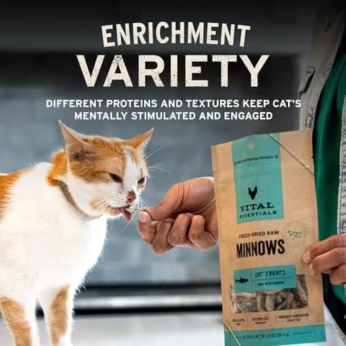 Vital Essentials Freeze Dried Ahi Tuna Cat Treats 1.1 oz (31 g) | High Protein Raw Cat Food thumbnail 6