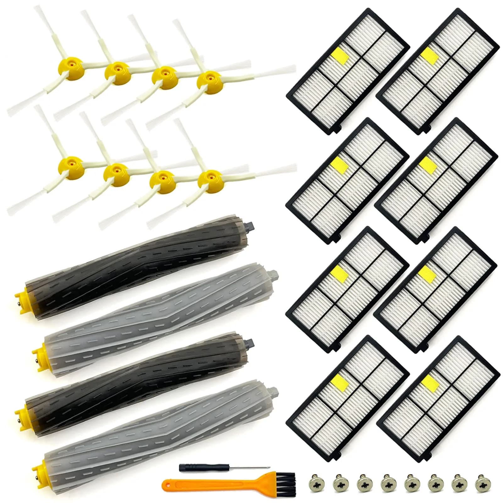 Tivcroxs 18 Pack Replacement Parts for iRobot Roomba 800 900 Series | High-Quality Vacuum Accessories - main product image