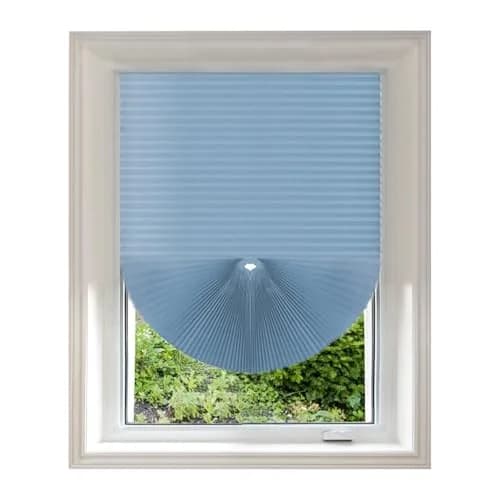 Jlong Cordless Window Shades 35.4"W x 71"H | No Drill Pleated Paper Shades thumbnail 4