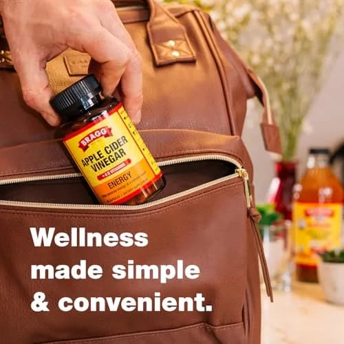 BRAGG Energy Apple Cider Vinegar Capsules 90ct | Vegan, Gluten-Free, B Vitamins for Energy thumbnail 4