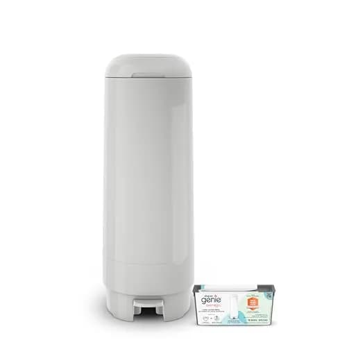 Diaper Genie Signature Diaper Pail with Easy Roll Refill 5L | Odor Lock & Hands-Free Operation thumbnail 1