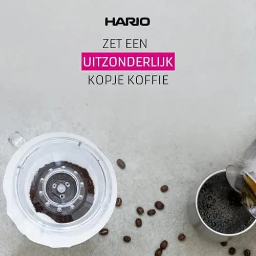 Hario V60 Ceramic Coffee Dripper Red 600ml (1-4 Cups) | Expert Pour-Over Coffee Brewer thumbnail 7