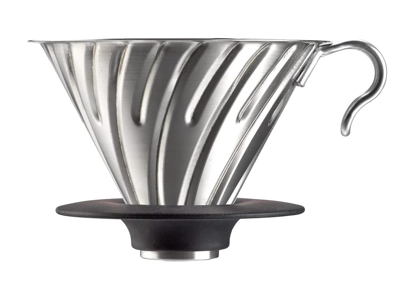 HARIO V60 Metal Coffee Dripper Size 02 (1-4 Cups) | Precision Pour-Over Brewing - main product image