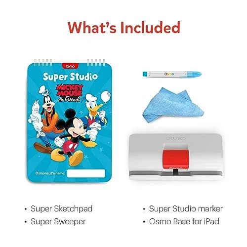 Osmo Super Studio Disney Mickey Mouse & Friends Starter Kit | Learn Disney Drawings & 100+ Cartoon Drawings thumbnail 6