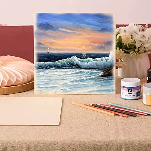 AWIZOM Basswood Sheets 16x16x3mm | Unfinished Craft Wood for Laser Cutting & Painting thumbnail 4