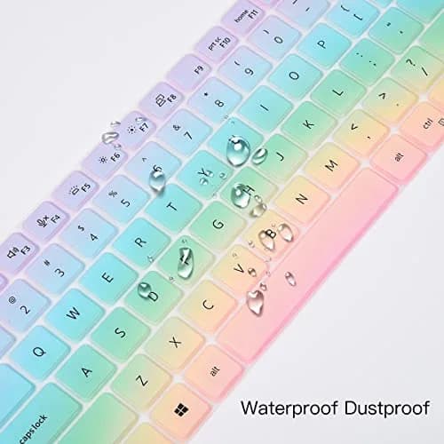 CaseBuy Keyboard Cover Skin for Dell Latitude 5420 5430 5440 5450 3440 3450 14, Latitude 7420 7430 7440 7450 15.6" Laptop Protector, Colorful | US Layout thumbnail 6