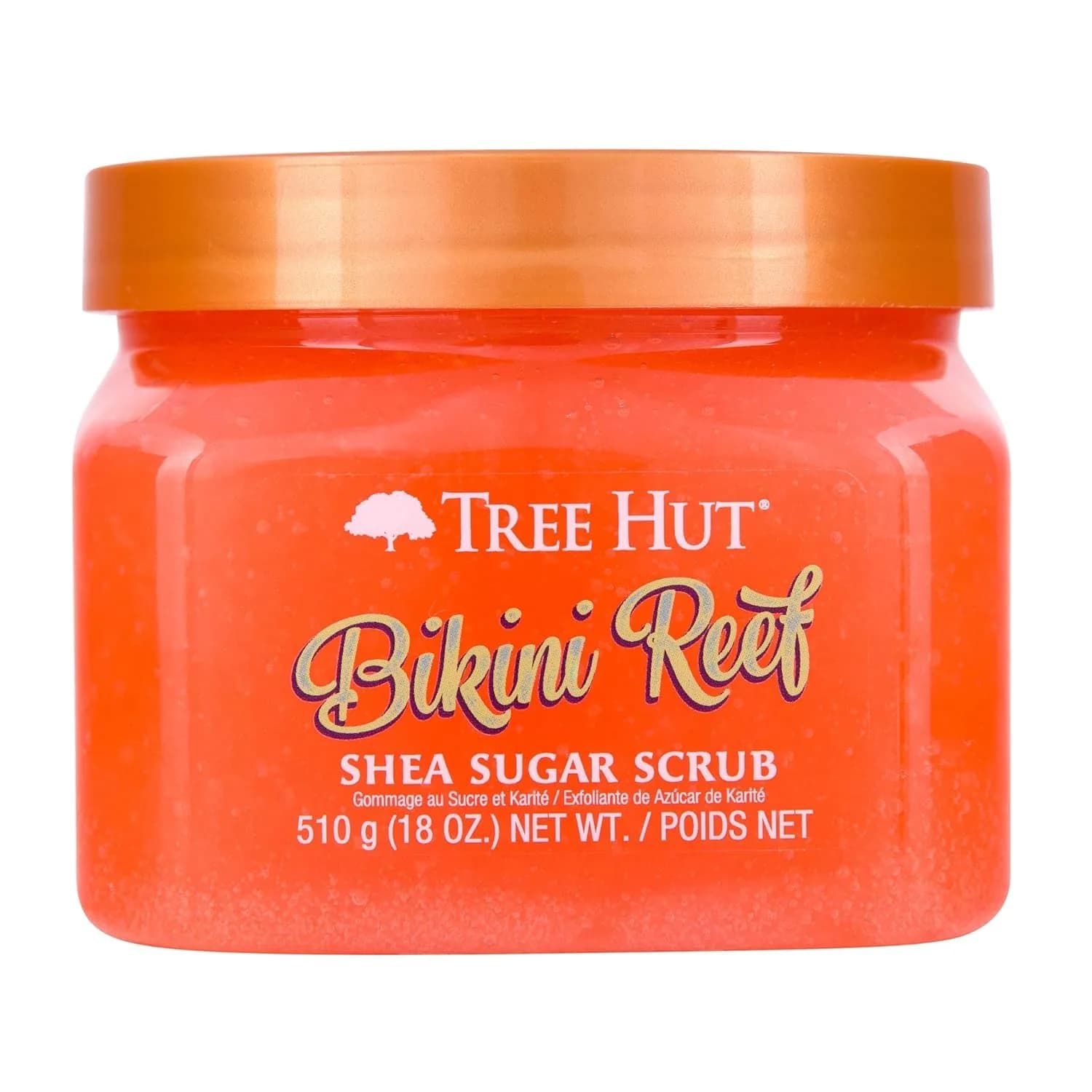 Tree Hut Shea Sugar Scrub, Rainbow Sherbet, 18 fl oz | Nourishing & Exfoliating — Bikini Reef / 18 Ounce