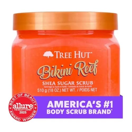 Tree Hut Shea Sugar Scrub, Bikini Reef, 18 oz | Moisturizing & Exfoliating Body Treatment thumbnail 3