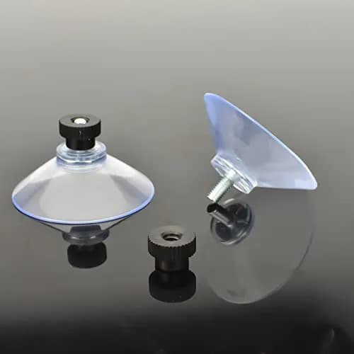AccEncyc Suction Cup 40mm (1.57 inch) Diameter | Heavy Duty Clear PVC Sucker Pads with Stainless Steel Screws, Pack of 24 thumbnail 3
