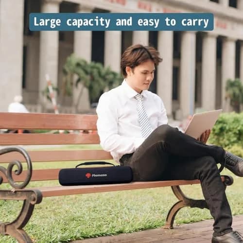 Phomemo M08F Portable Printer Case | Black Hard Shell Travel Holder for Letter/A4 Printers, 35cm (13.78") thumbnail 7