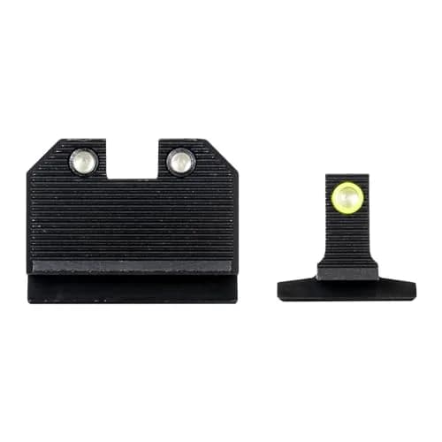 Night Fision Night Sight Set for Smith & Wesson M&P | Brighter Tritium Dots, Optics Ready, Dovetail Mount, Black & Yellow thumbnail 3