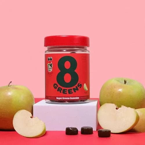 8G 8Greens Supergreens Gummies Apple 100 Servings | Supports Immunity & Metabolism thumbnail 9