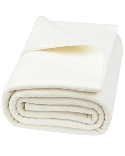 PLANTIONAL Natural Cotton Quilt Batting 79x91 Inch (200cm x 231cm) | Soft, Warm, Tear-Resistant Fabric for Quilts thumbnail 1