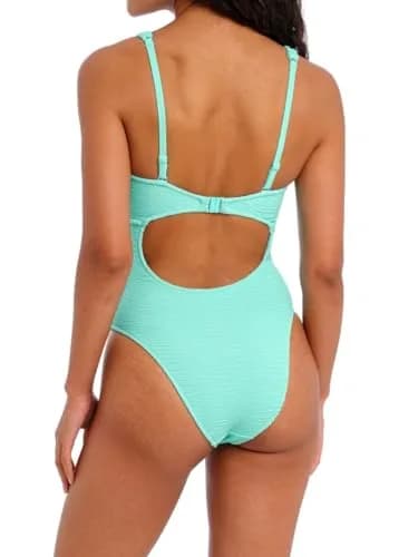Freya Swim Ibiza Waves Underwire Swimsuit | Supportive Tank Top Style, Concealed Underwire, Adjustable Straps (38E, Polyester Blend) thumbnail 5