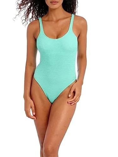 Freya Swim Ibiza Waves Underwire Swimsuit | Supportive Tank Top Style, Concealed Underwire, Adjustable Straps (38E, Polyester Blend) thumbnail 2