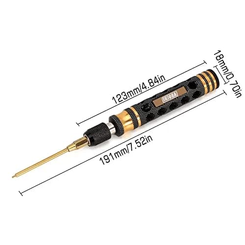 INJORA 8 in 1 RC Tool Kit Hex & Nut Screwdriver for 1/24 1/18 Mini RC Cars | Precision, Lightweight & Durable thumbnail 4