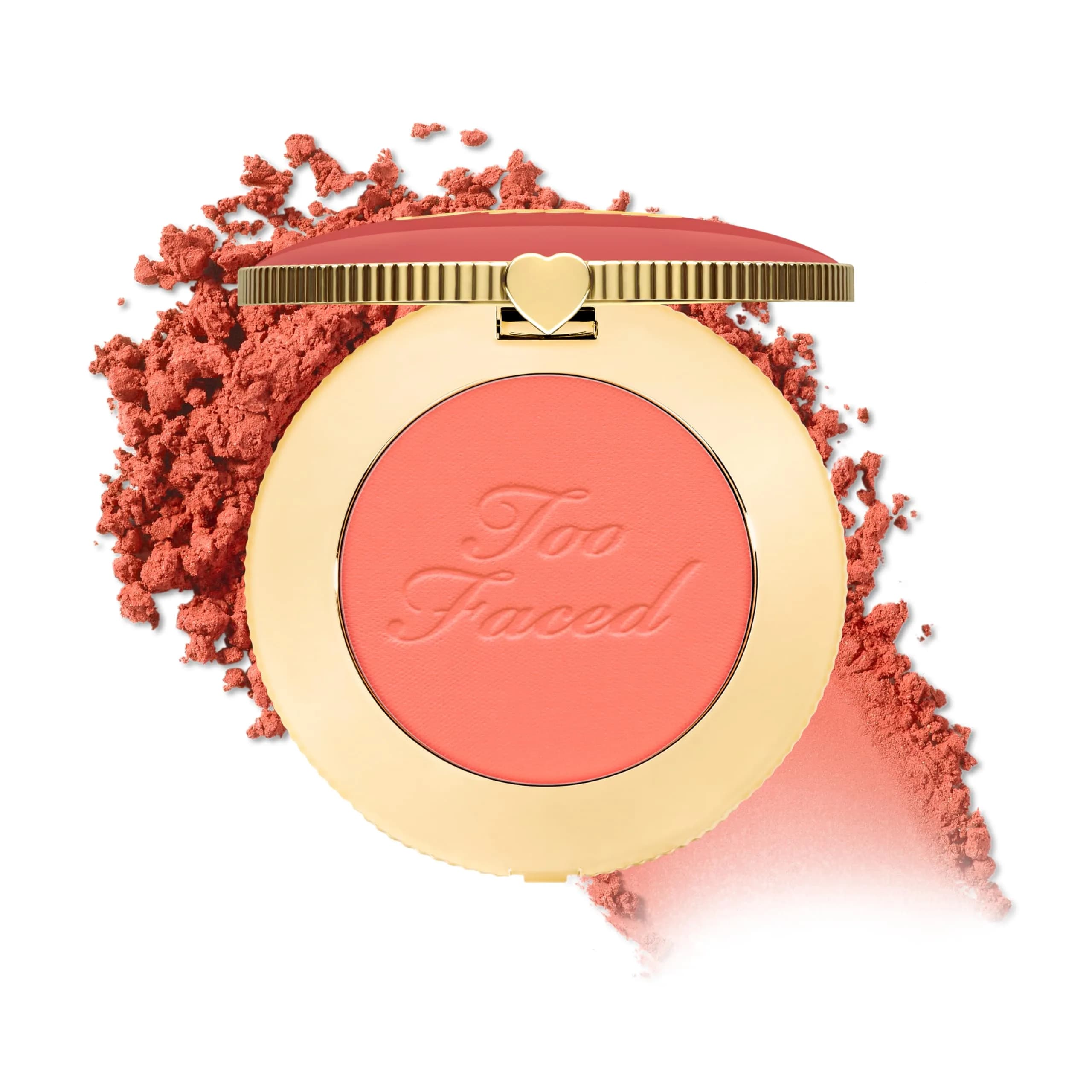 Too Faced Cloud Crush Blurring Blush | Velvety Powder Blush for Cheeks with High-Pigment Formula | 93% Naturally Derived Ingredients, Vegan & Cruelty-Free, Candy Clouds, 0.17 Ounce — 02 Tequila Sunset (Muted Peach)