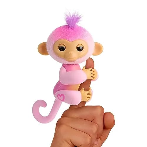 Fingerlings Baby Monkey Harmony Pink | Interactive Toy with 70+ Sounds & Reactions thumbnail 1