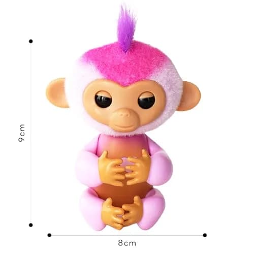 Fingerlings Baby Monkey Harmony Pink | Interactive Toy with 70+ Sounds & Reactions thumbnail 3