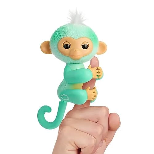 Fingerlings Baby Monkey Ava Teal | Interactive 70+ Sounds & Reactions for Kids 5+ thumbnail 1