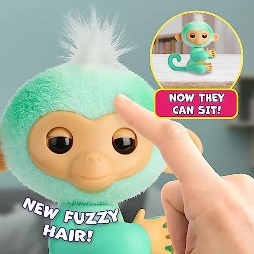 Fingerlings Baby Monkey Ava Teal | Interactive 70+ Sounds & Reactions for Kids 5+ thumbnail 5