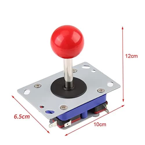 Akozon Classic Arcade Joystick Controller with Adjustable Ball and Long Handle for Competition Style Gaming, 240g (0.53 lb) thumbnail 7