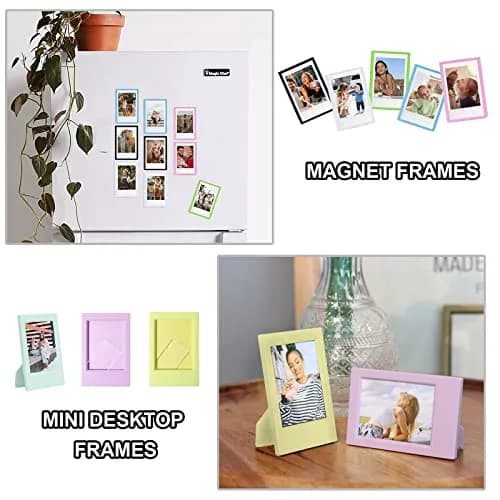CAIYOULE Camera Accessory Kit for Fujifilm Instax Mini 12, Pastel Blue | Includes Case, Album, Frames, Filters thumbnail 6