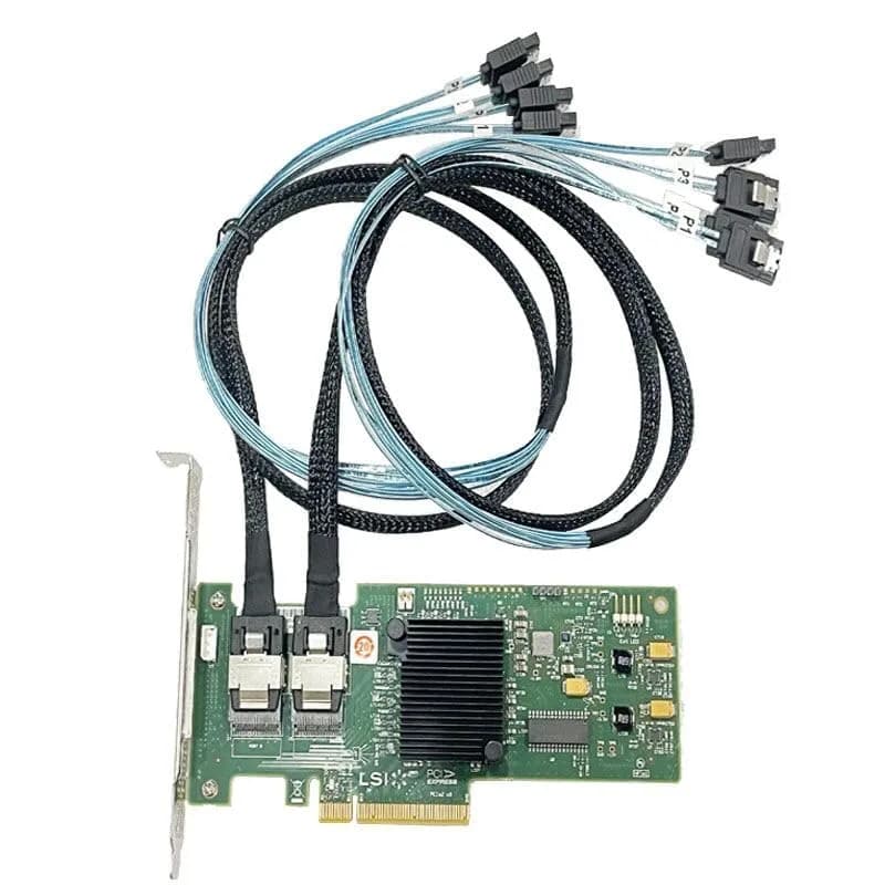 SXTAIGOOD 9211-8i PCI Express SAS HBA 6Gbps IT Mode Controller Card with 2x SATA Cables thumbnail 5