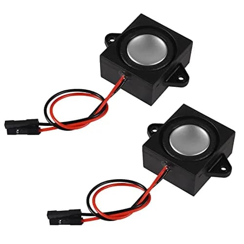 DWEII 4PCS 3 Watt 8 Ohm Mini Speakers | 31mm x 28mm x 15mm, 3.3V/5V Selectable Interface thumbnail 6