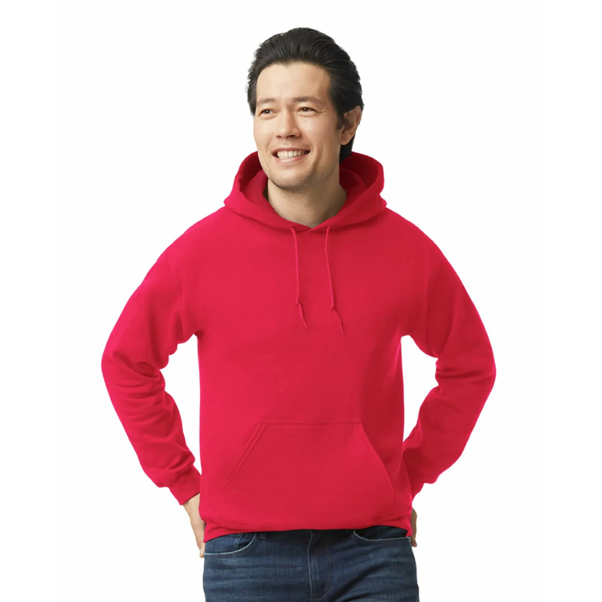 Gildan Fleece Hoodie Sweatshirt Small | Classic Comfort & Durability — Red / Small