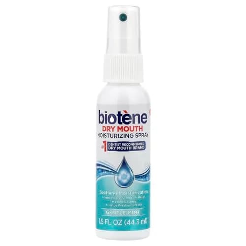 Biotène Gentle Mint Moisturizing Mouth Spray 1.5 Fl Oz (Pack of 3) | Sugar-Free Dry Mouth Relief thumbnail 4