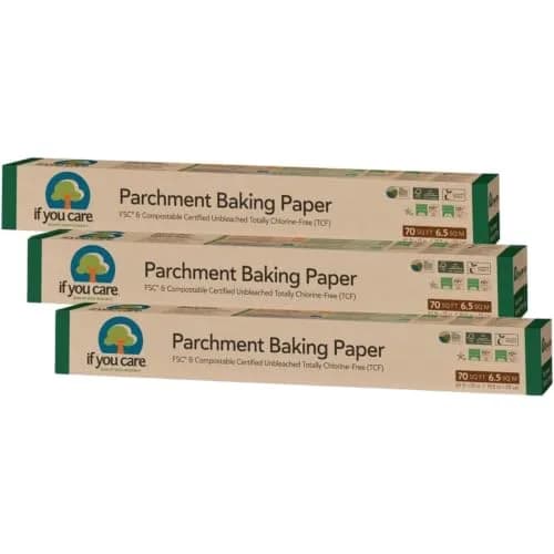 If You Care Unbleached Parchment Baking Paper 210 Sq Ft Total | Chlorine-Free, Silicone-Coated, Greaseproof thumbnail 1
