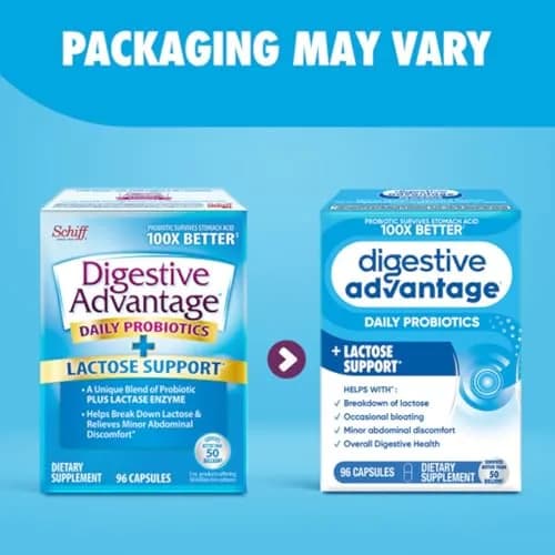 Digestive Advantage Probiotics + Lactase Digestive Enzymes 96ct | Supports Gut & Immunity thumbnail 9