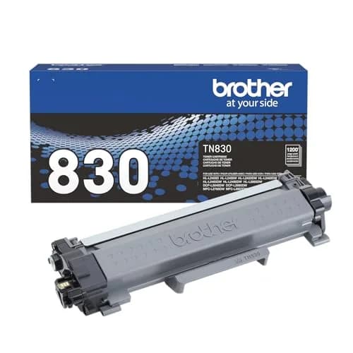 Brother Genuine TN830 Black Standard Yield Toner Cartridge | Prints up to 1,200 Pages thumbnail 1
