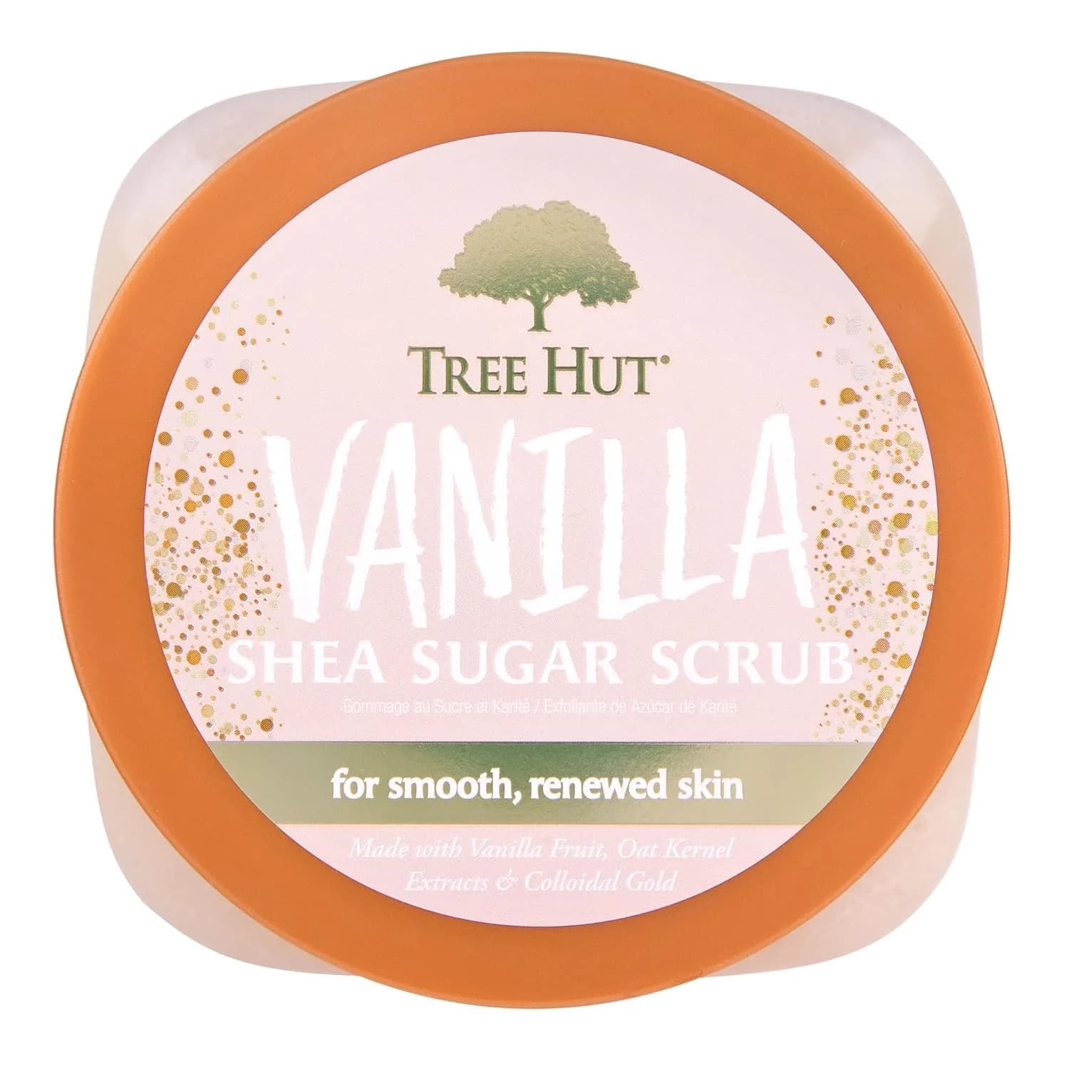 Tree Hut Vanilla Shea Sugar Scrub 510g (18 oz) | Exfoliating & Hydrating Body Treatment