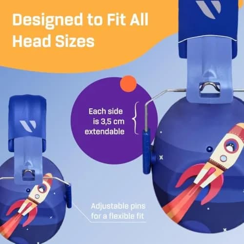 Vanderfields Kids Noise Canceling Headphones - 31 dB | Ear Protection for Kids 3-12 thumbnail 12