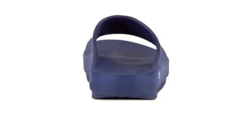OOFOS Unisex OOahh Sport Recovery Slide Sandals Navy Blue 25cm (9.8in) | Post-Run Comfort thumbnail 6