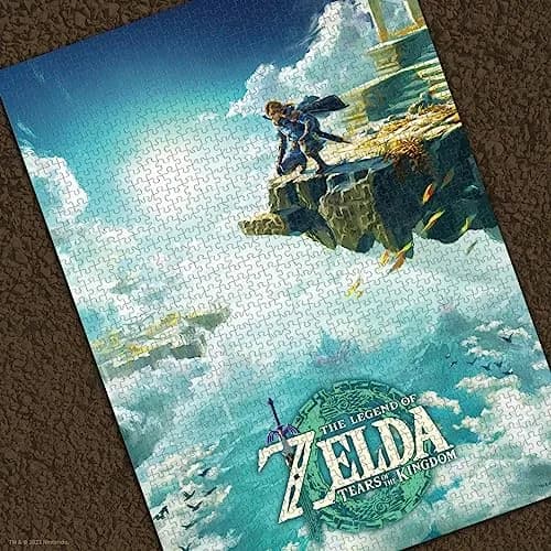 USAOPOLY The Legend of Zelda Tears of The Kingdom 1000 Piece Jigsaw Puzzle | Link from Zelda, Collectible, 19" x 27" thumbnail 2