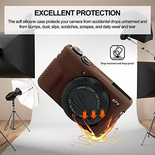 Easy Hood G7X Mark II Case | Soft Silicone Camera Cover for Canon Powershot G7X II thumbnail 2