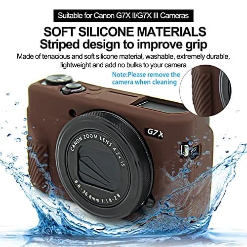 Easy Hood G7X Mark II Case | Soft Silicone Camera Cover for Canon Powershot G7X II thumbnail 3