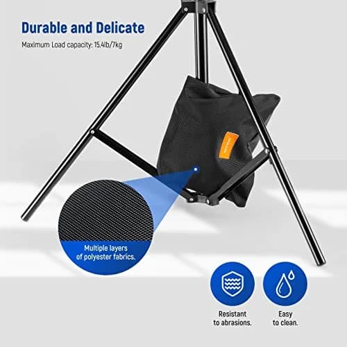 NEEWER Sandbag for Photography 15.5"x9.4" Foldable Handheld Storage Bag with Shoulder Strap Heavy Duty Polyester Support & Stabilizer thumbnail 5