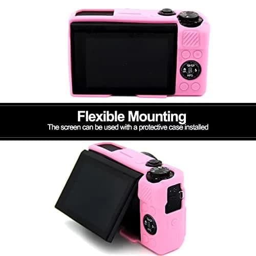 Easy Hood Silicone Camera Case for Canon PowerShot G7X II - Pink | Protective Cover with Precise Cutouts thumbnail 6