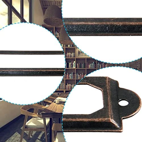 suiwotin Metal Label Holder, 60mm x 17mm | Rustproof File Drawer Labels for Office & School thumbnail 4