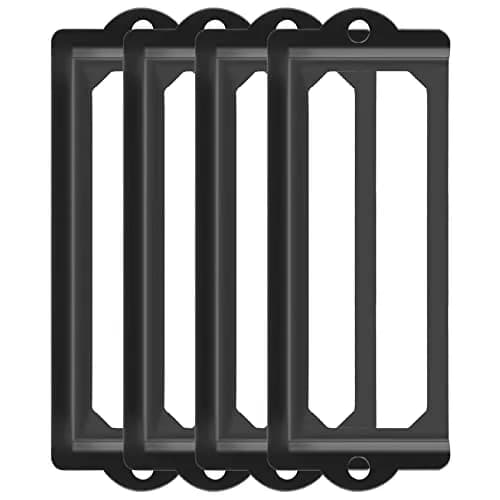 suiwotin Metal Label Holder, 83mm x 30mm | Rustproof, Corrosion Resistant, File Drawer Label Frames thumbnail 6